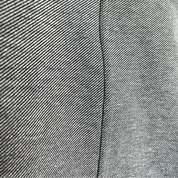 Anthropologie Maeve Women US Sz 6 Seamed Flare Pants Ankle Grey Tweed Office - Picture 13 of 16